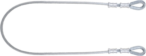 Élingue d'ancrage en câble métallique Kratos 1 m, FA6000610