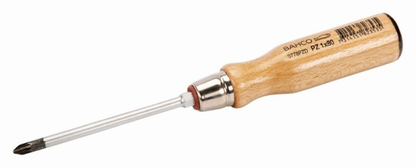 Tournevis Bahco, manche en bois, PZ-2, 220 mm, 9778PZD-2