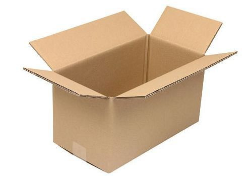 Boîte pliante en carton ondulé TransPak à 2 parois, dimensions intérieures 380 x 200 x 200 mm, qualité 2.20BC, paquet : 20 pièces, 299337