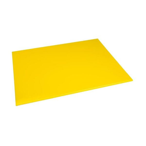 Hygiplas grande planche à découper haute densité jaune, J021