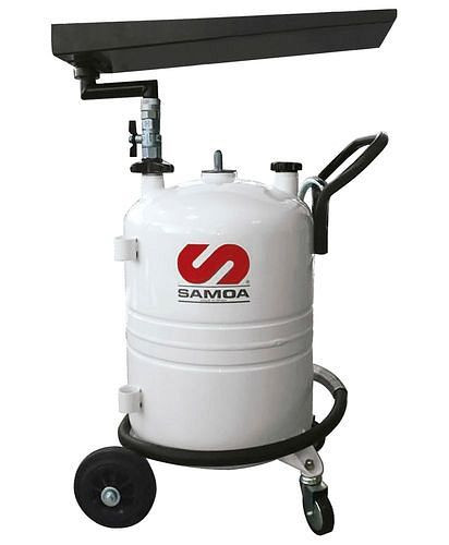 Collecteur mobile d'huiles usées DENIOS, avec entonnoir collecteur rectangulaire, 70 litres, 305378