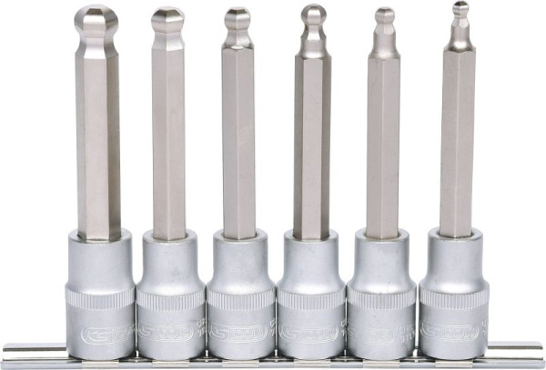 KS Tools Jeu de douilles 1/2", à six pans creux, 6 pièces, 911.1650