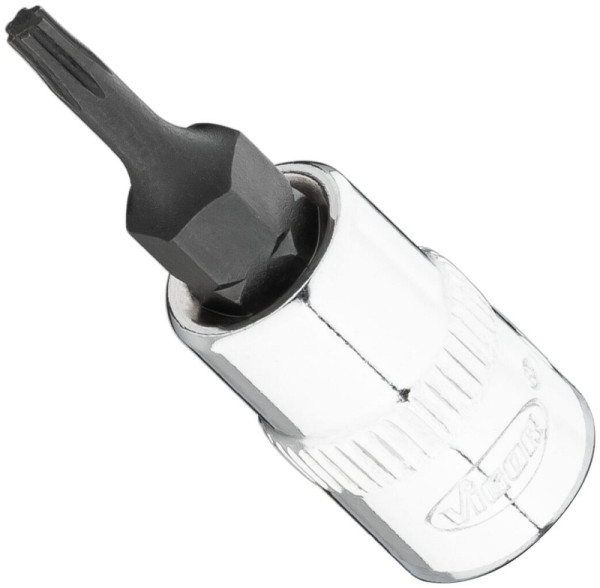 Embout de tournevis VIGOR T-Plus, carré 6,3 mm (1/4 pouce), profil T+, T8+, V7037-IP8
