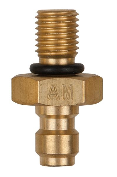 KS Tools pièce d'adaptation M8x1,0 filetage extérieur et raccord de tuyau 1/4" avec bague d'étanchéité, 150.2650