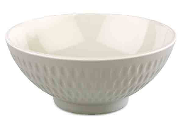 Bol APS -ASIA PLUS-, Ø 13 cm, hauteur : 5,5 cm, mélamine, intérieur : crème, brillant, extérieur : gris, mat, 15402