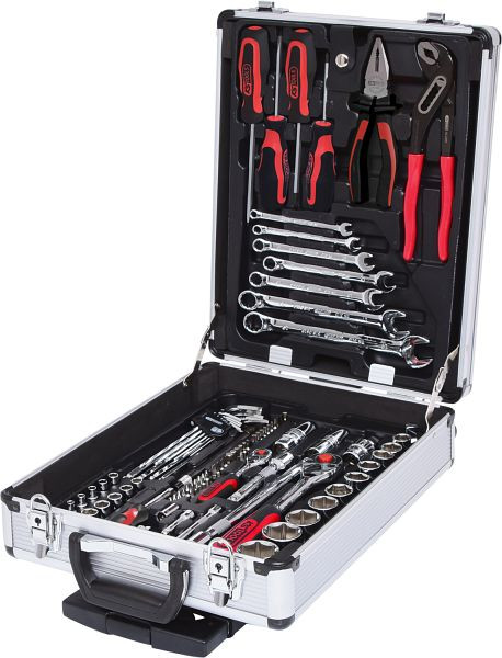 KS Tools 1/4"+1/2" CHROMEplus jeu d'outils, 90 pièces, 918.0690