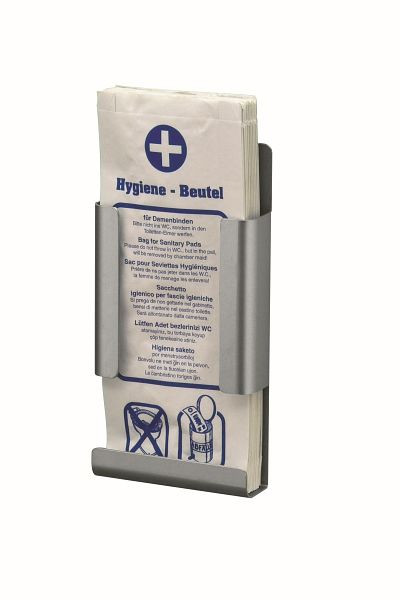 All Care MediQo-line porte-sacs hygiéniques en aluminium (sacs en papier), 8265