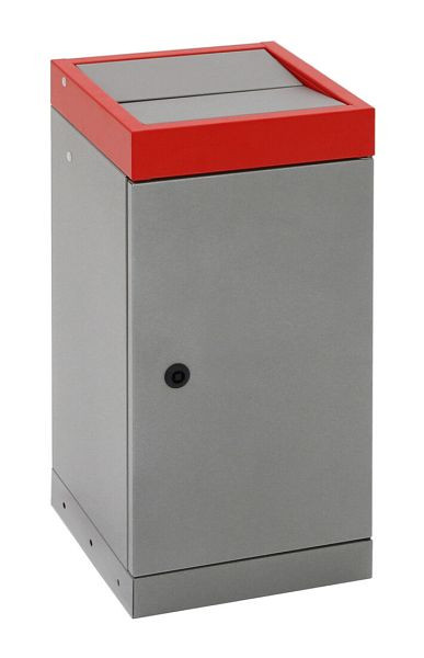 tri des déchets contondants ProTec-Plus, aluminium gris/3000, conteneur intérieur galvanisé, 30 litres, 607-030-0-2-300