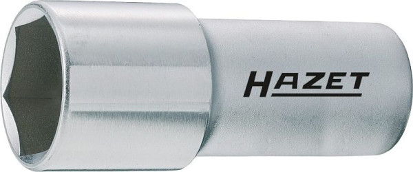 Douille de bougie d'allumage Hazet, carrée, creuse 10 mm (3/8 pouce), profil hexagonal externe, 20,8 mm, 13/16 ", 880MGT