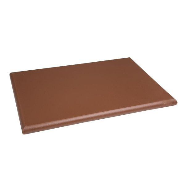 Planche à découper Hygiplas extra épaisse haute densité marron, J035