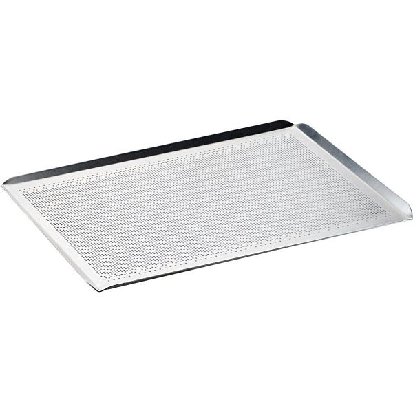 Plaque de cuisson industrielle FM, perforée, 340x240 mm, FM994201