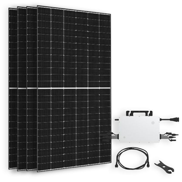 Offgridtec Solar-Direct 1620W HMS-1600 système solaire alimentation réseau de maison en verre - câble de connexion HMS de 10 m, 4-01-018455-004
