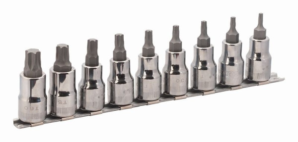 Jeu de clés à douille Bahco 1/2", Torx, 7809TO