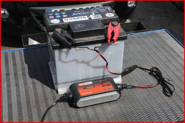 Câble de contact rapide KS Tools SMARTcharger avec clips pour perche crocodile, 550.1730-1