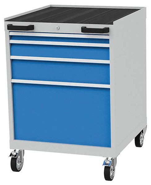 Chariot d'atelier CNC Bedrunka+Hirth, R 24-24, nombre de tiroirs : 4 Dimensions en mm (LxPxH) : 705 x 736 x 991, 02.780.04V