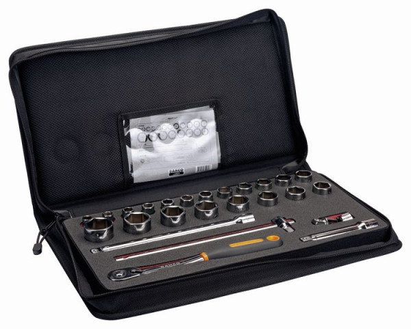 Jeu de clés à douille Bahco 1/2", 25 pièces, 7825SST