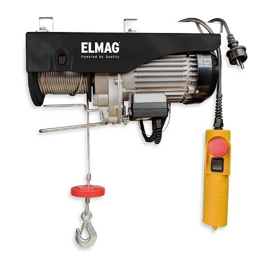 Treuil électrique ELMAG ESW 250, 125/250 kg avec poulie de renvoi, 33420