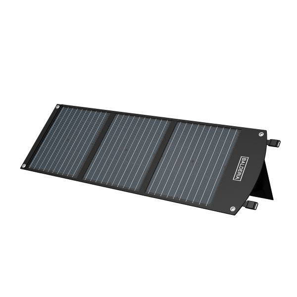 Panneau solaire panneau solaire Balderia, 60 W, 3 paquets de cellules solaires, chacun 20 W, couleur : noir, SP60