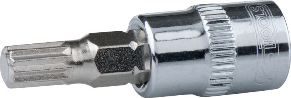 KS Tools Douille embout 1/4" CHROMEplus XZN, M4, 918.1441