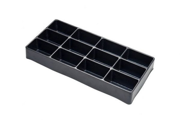 Plateau vide Boxo à 12 compartiments, UE : 10 pièces, BXP000-9