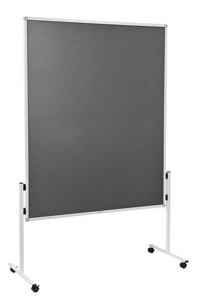 Tableau de modération Legamaster ECONOMY rigide, recouvert de feutre, gris 150x120 cm, 7-209000