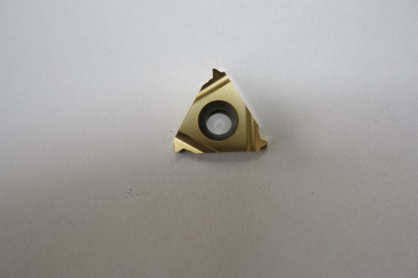 Plaquette indexable ELMAG 16NR1, 25ISO, plaquette à profil complet pour filetage interne 'métrique', pas 1,25mm pour KNG16/20, 89484