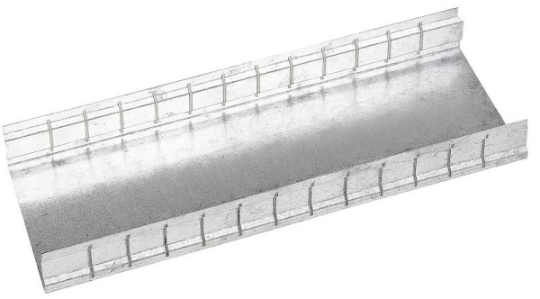 Kraftwerk séparateur de tiroir "U" 409x132x50 mm, tôle d'acier galvanisée, 3919