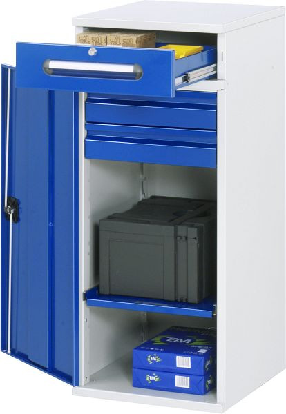 Bureau debout avec armoire latérale RAU, 2x tiroir intérieur, 450x1060x520 mm, 07-450-M32.11