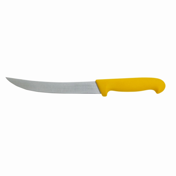 Couteau de coupe Schneider, longueur de lame 200 mm, manche jaune, 268320