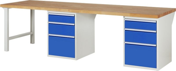 Etabli RAU série 7000 - modèle 7508-8, L3000 x P900 x H840 mm, 13-7508A8-309B4S.11
