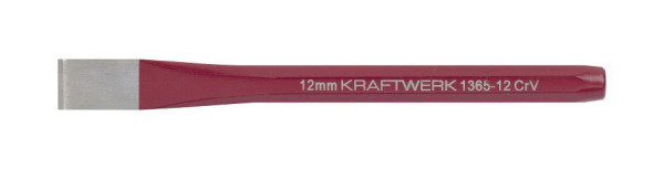 Burin plat Kraftwerk octogonal, 12 mm x 130 mm, émaillé au four, 1365-12