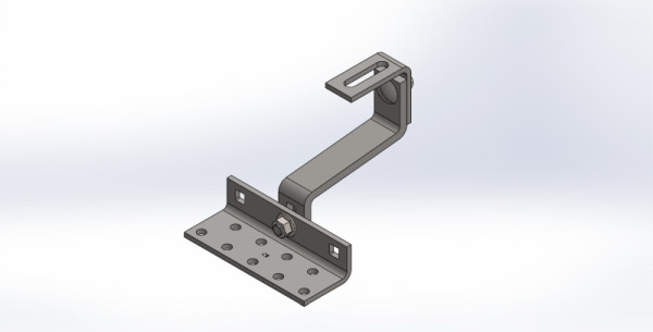 crochet de toit venturama pour charges lourdes, réglable sur 3 positions (1.4016, CM8x30x120mm en A2 1.4301), UE : 20 pièces, 1370858