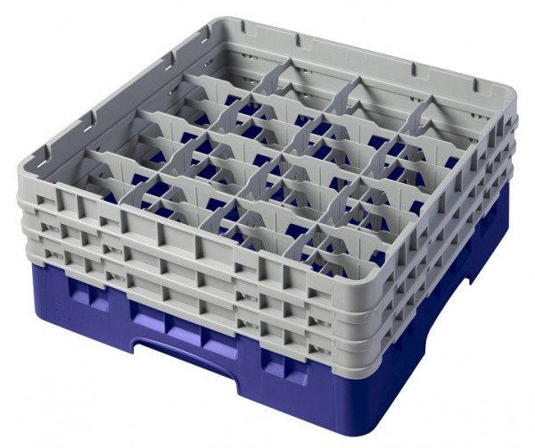 Panier de lavage Cambro 16 compartiments Camrack® hauteur: 17 cm bleu marine, unité: 3 pièces, 16S638186
