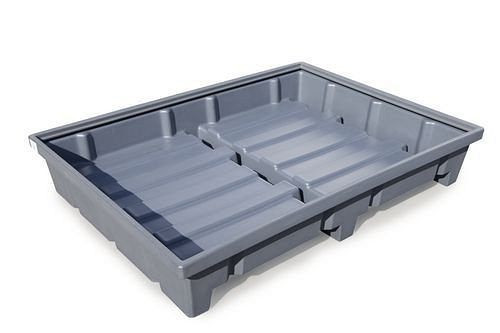 Plateau pour étagères DENIOS type RWP 18.4 en polyéthylène (PE), pour étagères avec une largeur de casier de 1800 mm, 201-370