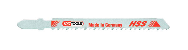 Lame de scie sauteuse KS Tools, HSS, 100 mm, 3 mm, T127D, lot de 5, 129.3118