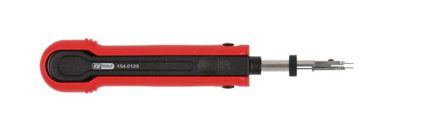 Outil de déverrouillage KS Tools pour fiches plates / prises plates 2, 8 mm (KOSTAL SLK), réglable dans les 2 sens, 154.0120