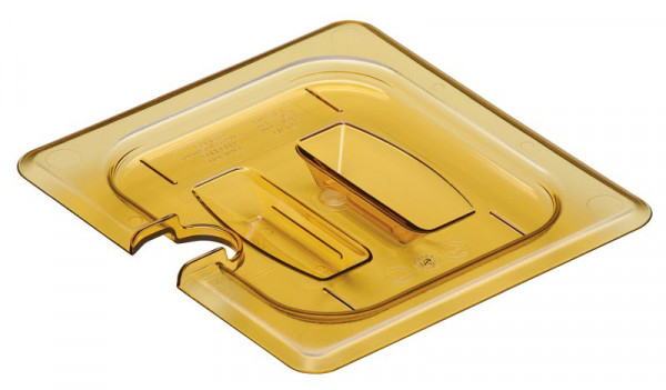 Couvercle GN Cambro 1/6 poignée H-Pan® orange, VE: 6 pièces, 60HPCHN150