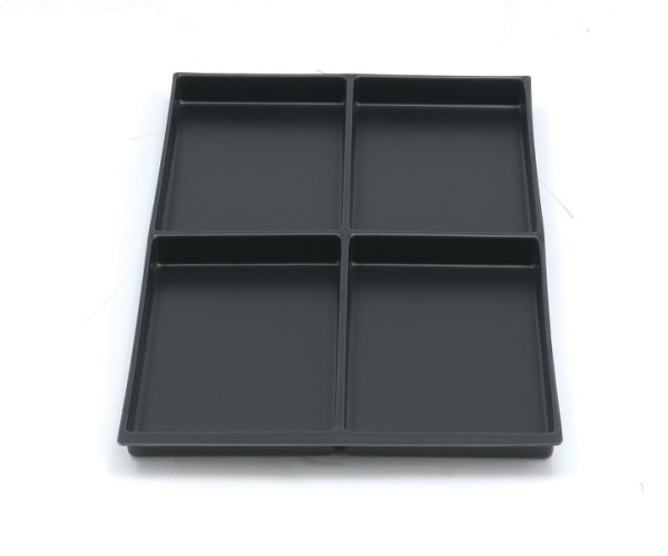 Bisley MultiDrawer ™ insert de tiroir A4 4 compartiments pour tous les tiroirs DIN A4, plastique, 223P1800