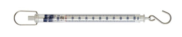 Balance à ressort PESOLA 1000g, graduation 10g, Light Line, bleu foncé, avec crochet, 11000/1