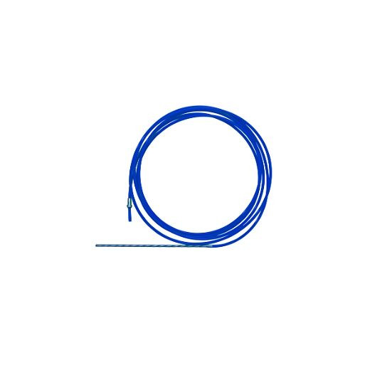 ELMAG âme PTFE 4 m 'bleu' pour fil Ø 0,6/0,8 mm avec embout de retenue et joint torique, 54461