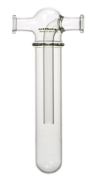 Piège à froid Rettberg, 500 ml, monobloc, raccords latéraux avec bride en verre DN 25, verre borosilicaté 3.3, 134051044