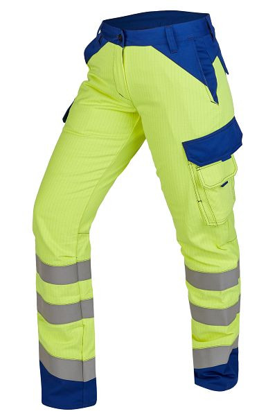 Pantalon femme ROFA 4552781, taille D40, couleur 235-jaune lumineux-bleu grain, 4552781-235-D40