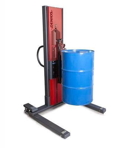 Lève-fûts DENIOS Secu Ex type M pour fûts acier 60/200 litres, châssis large, ATEX