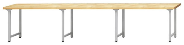 Table de travail ANKE; 4050 x 700 mm; RAL 7035