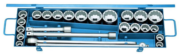 Jeu de clés à douilles GEDORE 3/4", 25 pièces, 6281310