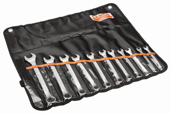 Jeu de clés mixtes Bahco, 11 pièces, en coffret plastique, 8-22 mm, 111M/11T