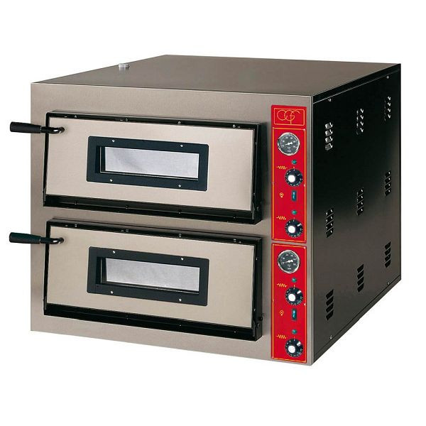 Four à pizza GGF à deux chambres, 14,4 kW, 900 x 1020 x 750 mm (LxPxH), PP0402630