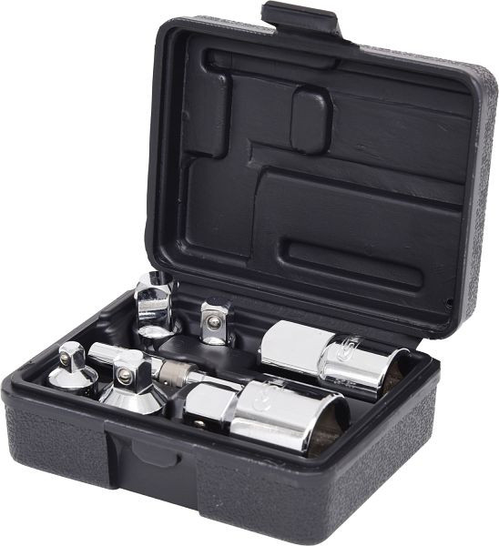 KS Tools 1/4"+3/8"+1/2"+3/4" CHROMEplus jeu d'adaptateurs d'agrandissement et de réduction, 7 pièces, 918.0707