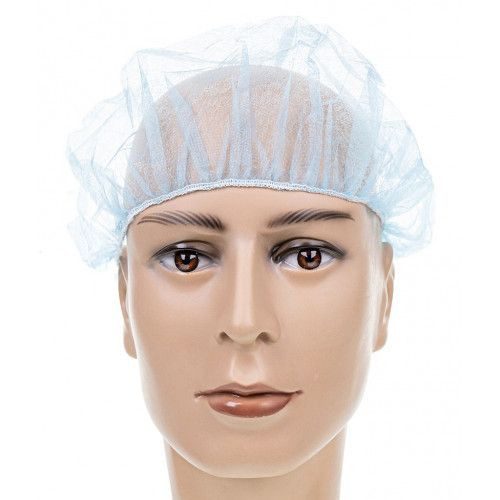 Bonnet béret DS SafetyWear en polaire PP, diamètre 49 cm, bleu, UE : 2000 pièces, BHB49