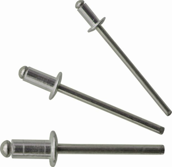 Rivets aveugles Kunzer , aluminium 4,8 mm (40 pièces dans une boîte), 800BN48
